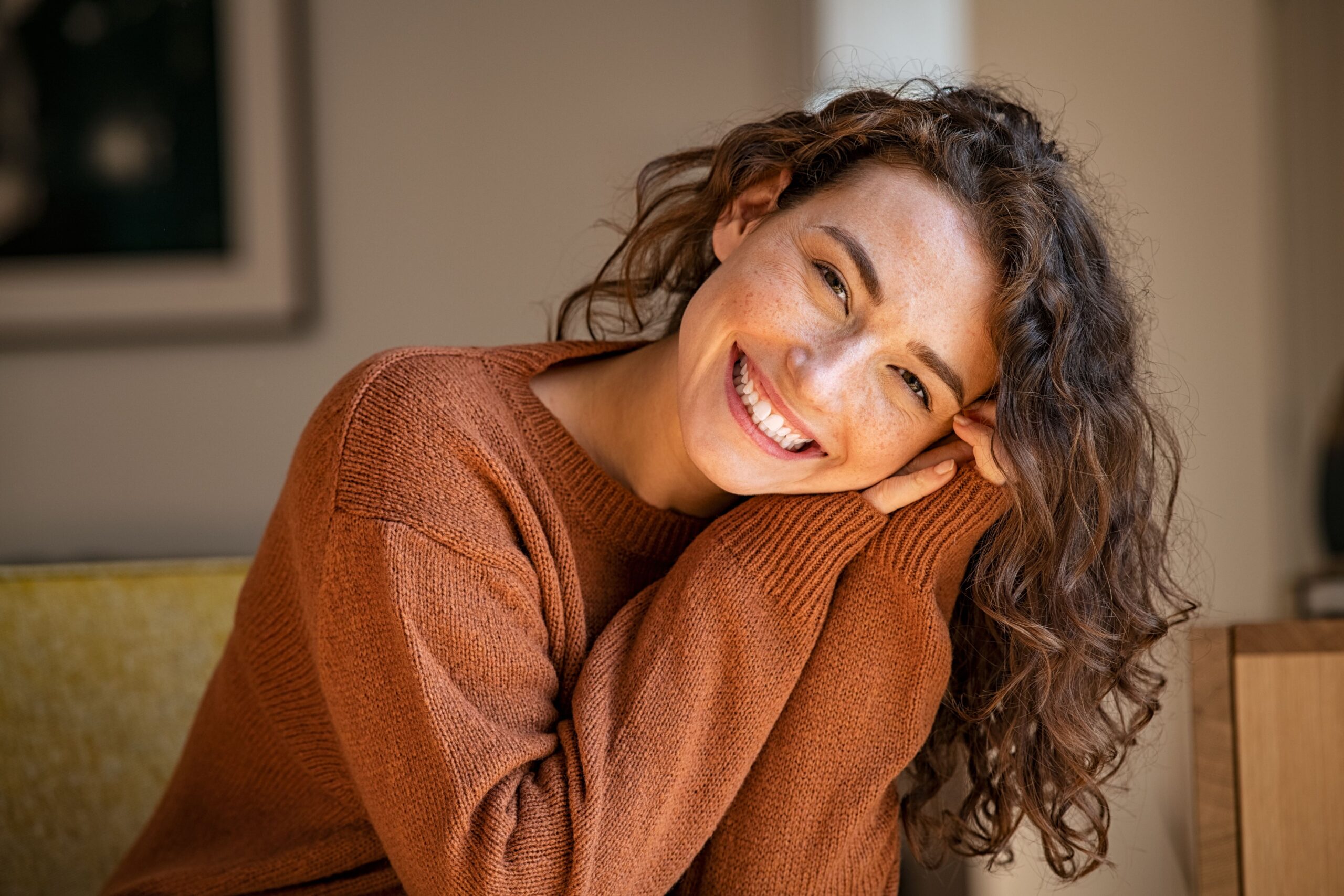 Smiling woman